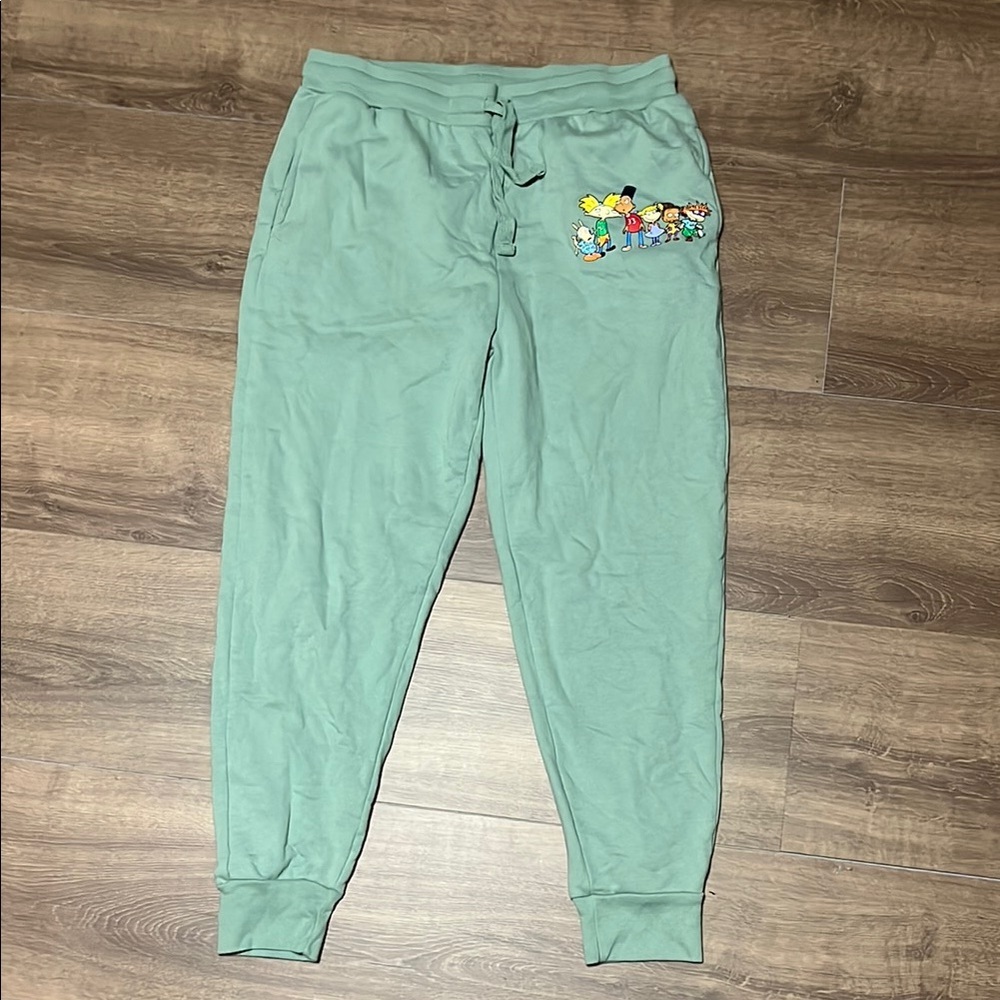 Nickelodeon Green Joggers with Elastic Waistband